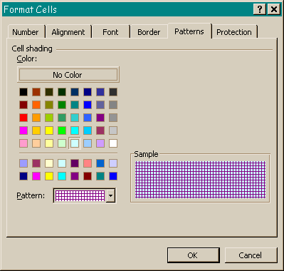 The Patterns Tab