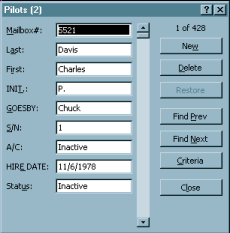 Excel Data Entry Form